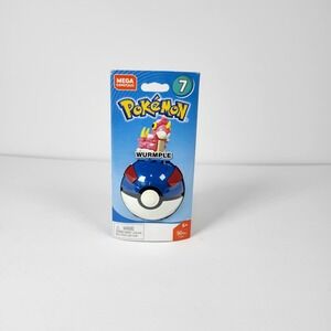 Mega Construx Pokemon Wurmple Series 7 Great Ball Building Set 50pcs FVK66